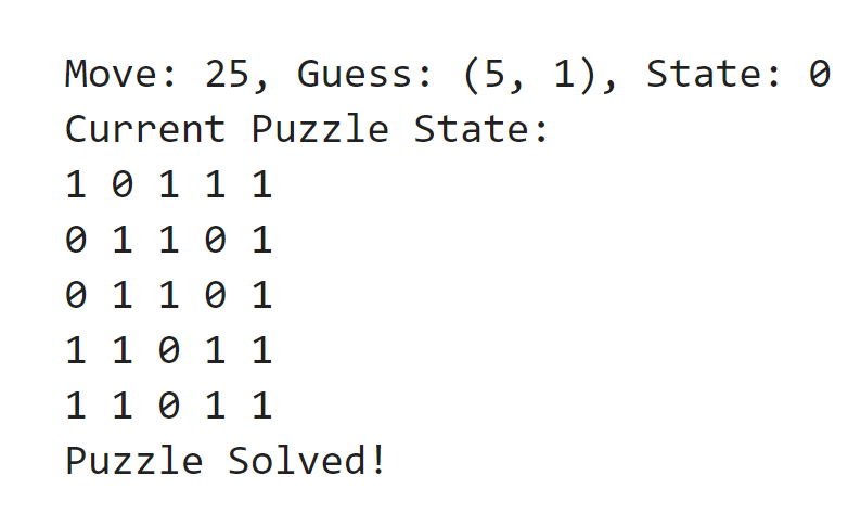 Project 4 Nonogram Solver